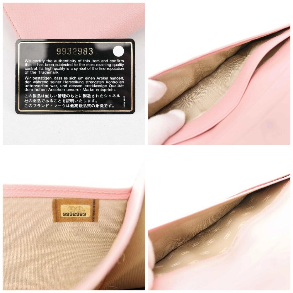 Chanel Classic Flap Long Wallet in Pink Caviar Leather - Picture 15 of 15